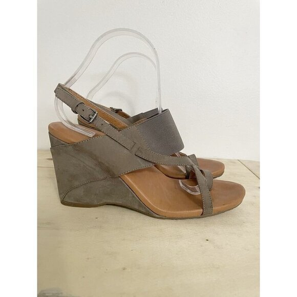 Gentle Souls by Kenneth Cole Size 9M Wedge Sandals Comfort Shoe Irwin - Picture 4 of 11